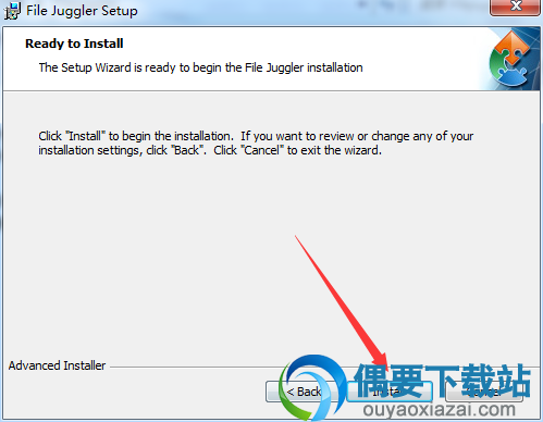 点击install