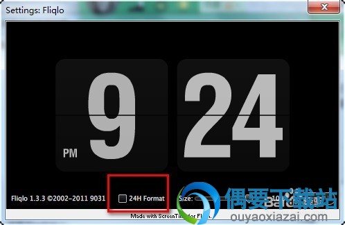 可以设置是否用24h制