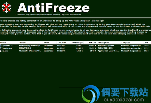 antifreeze(超级任务管理器)