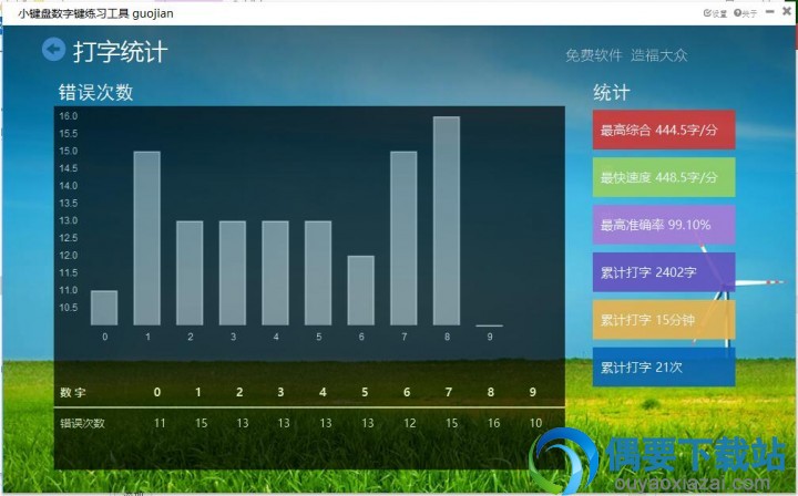小键盘练习工具3.0界面4