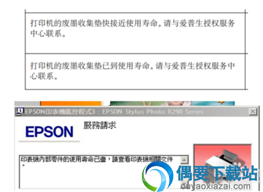 爱普生L313打印机在什么情况下需要清零?