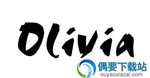 olivia英文字体