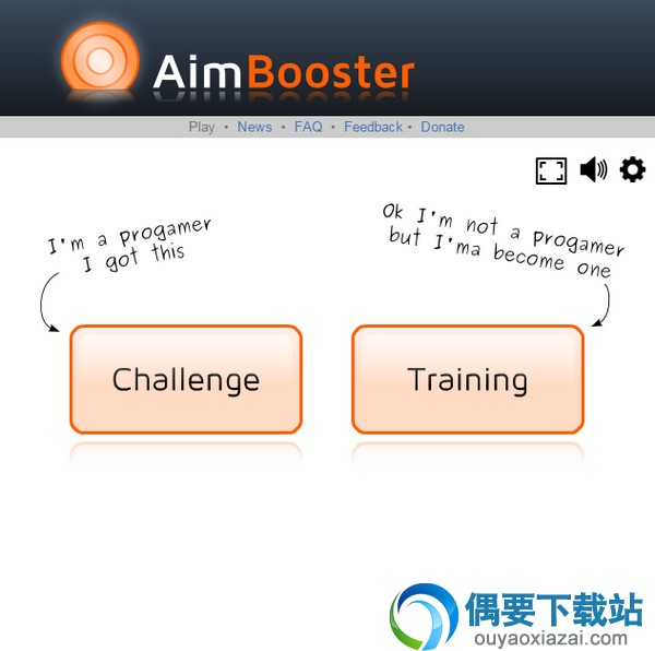 aimbooster中文版(鼠标定位练习工具)