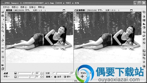 压缩比例