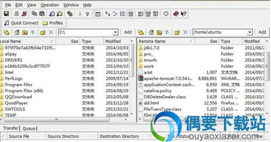 选中左边文件右键点击鼠标