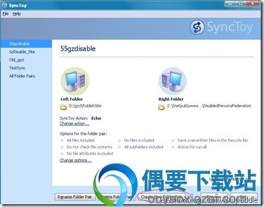 运行SyncToy 2.1