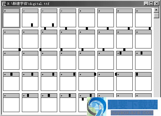 启动Font Creator Program