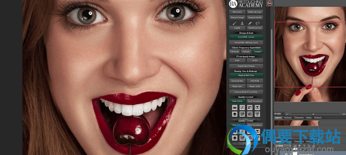 Beauty Retouch Panel运行后的主界面