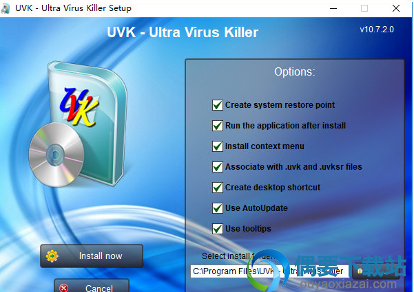 电脑杀毒软件_UVK Ultra Virus Killer