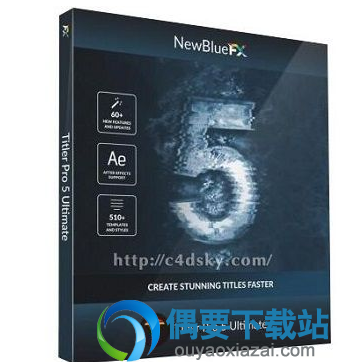 NewBlueFX Titler pro 5.0_字幕制作插件