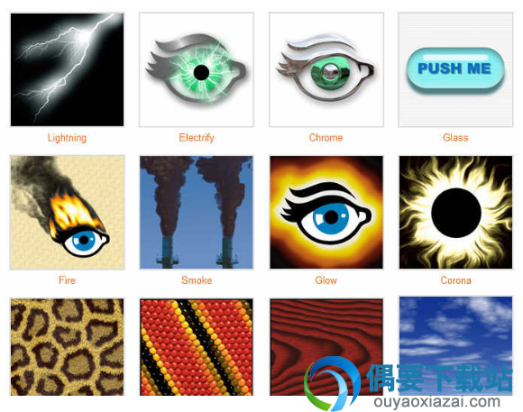 Alien Skin Eye Candy滤镜展示