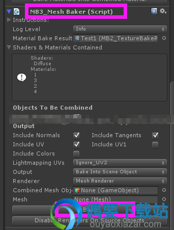 而后点击Disable Renderers on Source Objects
