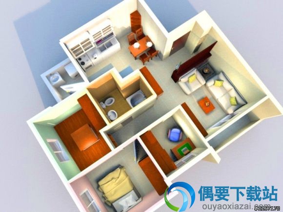 Sweet Home 3D装修效果图1