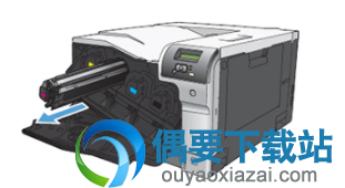 抓住旧打印碳粉盒的手柄并向外拉将其卸下