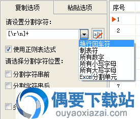 复制选项