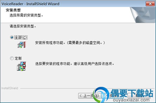 选取软件安装类型