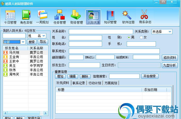 人际关系包含了我的人际关系