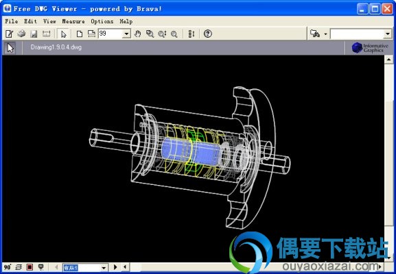 Free Dwg Viewer打开后的主界面