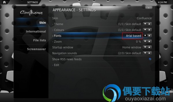 选择skin