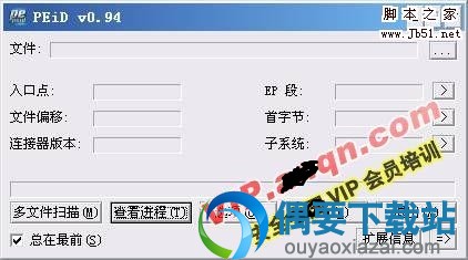 Peid查壳教程
