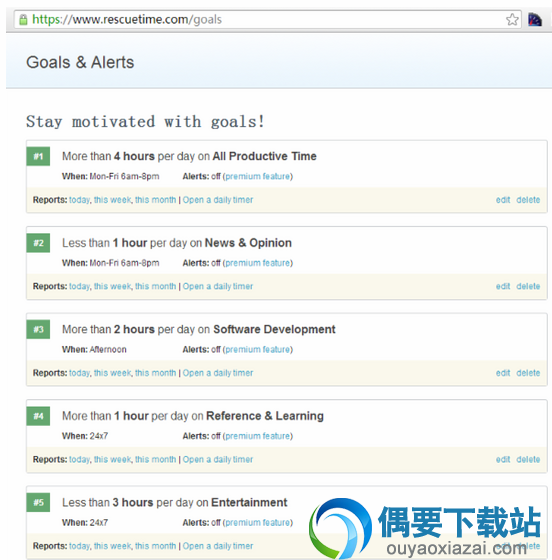 RescueTime(个人时间管理软件)