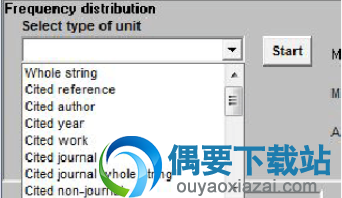 频数分布栏
