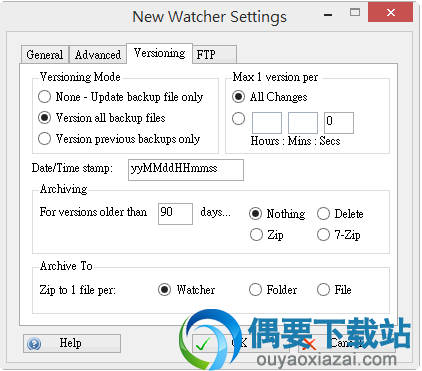 备份的版本控制