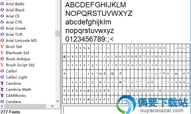 打开fontmap软件