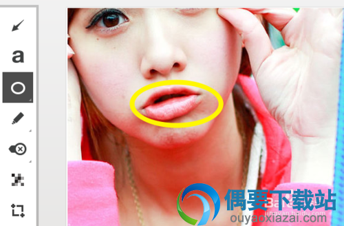 在图片上标注框框