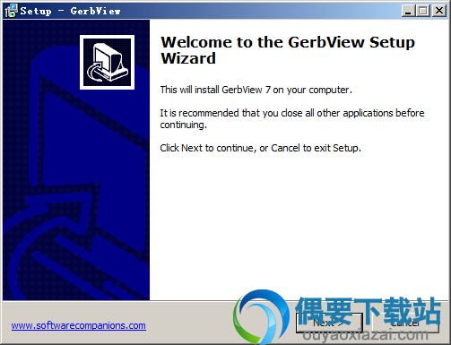 打开gerbview安装程序