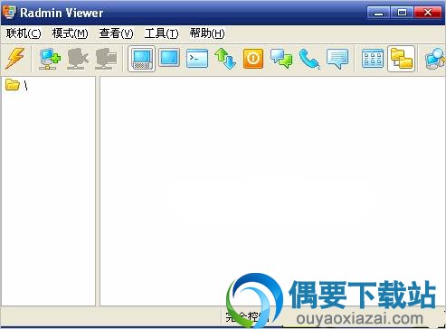 Radmin中文汉化版主界面截图
