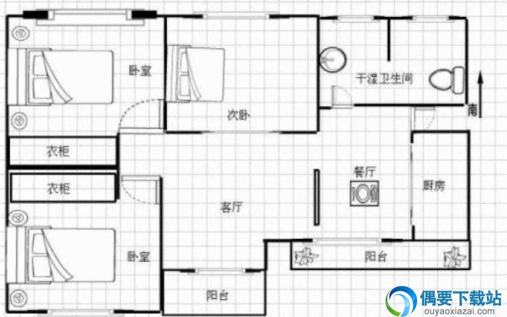 平面户型图预览