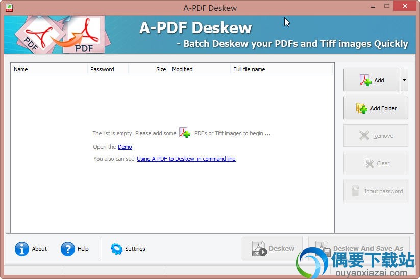 a-pdf deskew绿色版_PDF倾斜校正软件