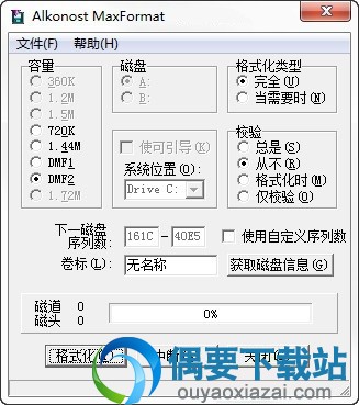 Alkonost MaxFormat_硬盘检测软件