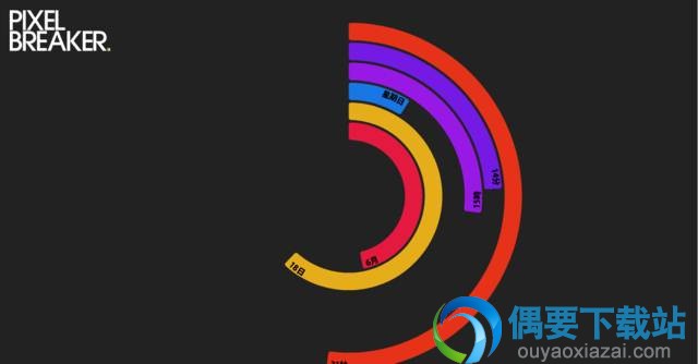 PolarClock屏保界面预览
