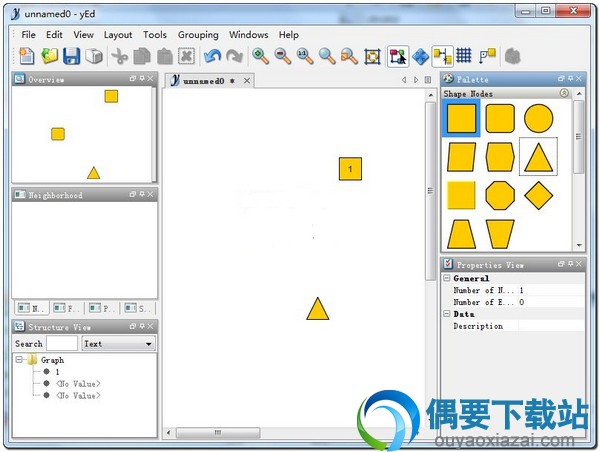 Yed Graph Editor下载_流程图绘制工具