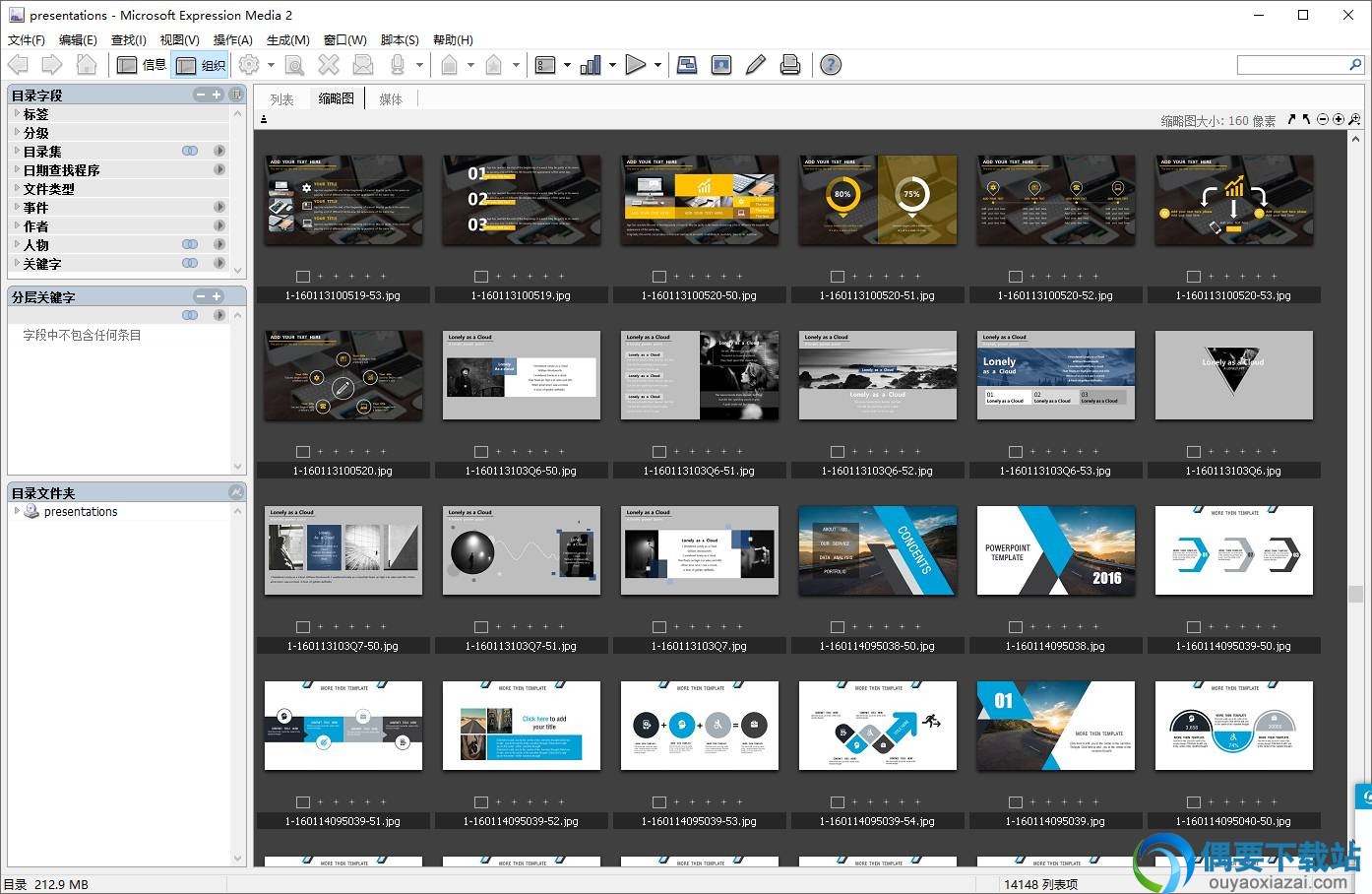 Microsoft Expression Media 2主界面截图