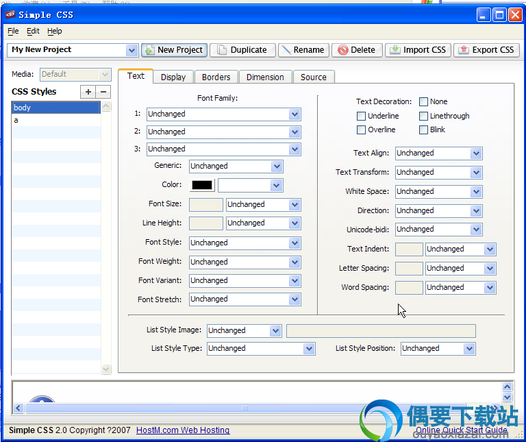 Simple CSS绿色版_css可视化编辑器