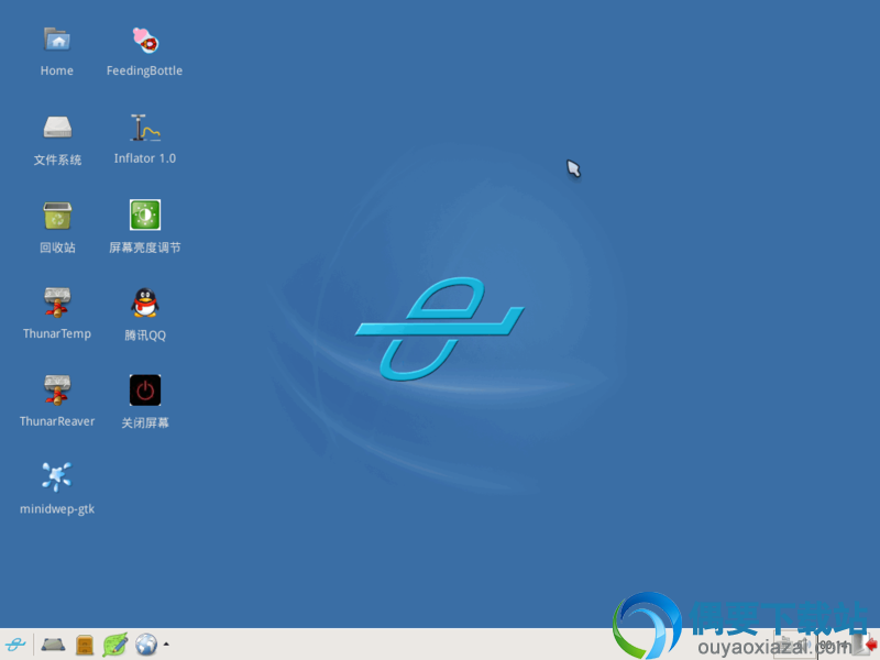 进入CDlinux后的桌面
