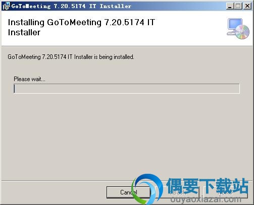 GoToMeeting软件正在安装