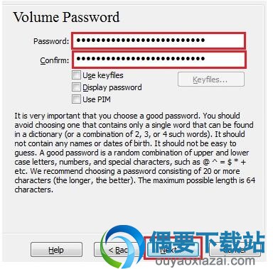 输入加密空间的密码