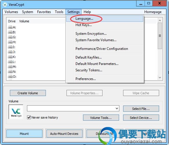 点击settings