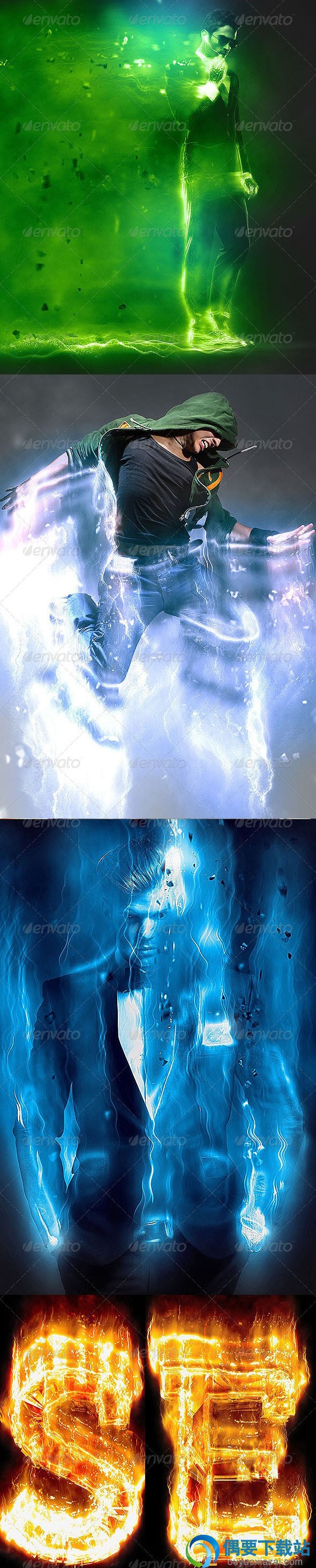 PS火焰效果预览