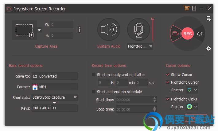 Joyoshare Screen Recorder下载_电脑屏幕录制软件