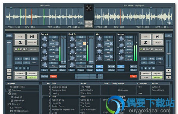 FutureDecks dj pro下载_DJ混音软件