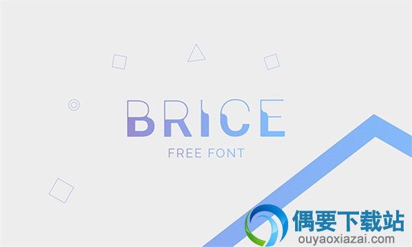 BRICE字体样式预览