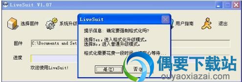 强制格式化