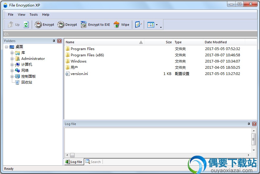 File Encryption XP 1.7.312下载_文件加密工具