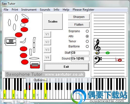 Sax Tutor英文版_萨克斯学习软件