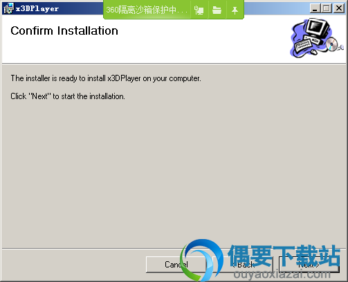 点击next等待x3D-Video Player安装完成